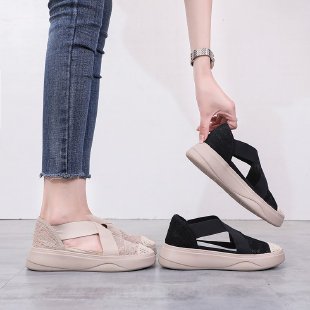 Summer Korean Style Thick-soled One-foot Lazy Casual Women's Shoes