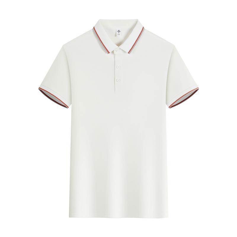 Summer Ice Silk Lapel Short Sleeve Polo Shirt