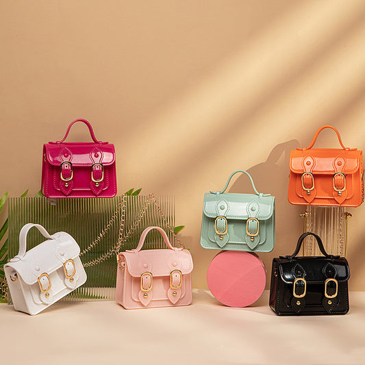New Style PVC Women's Cambridge Jelly Bag