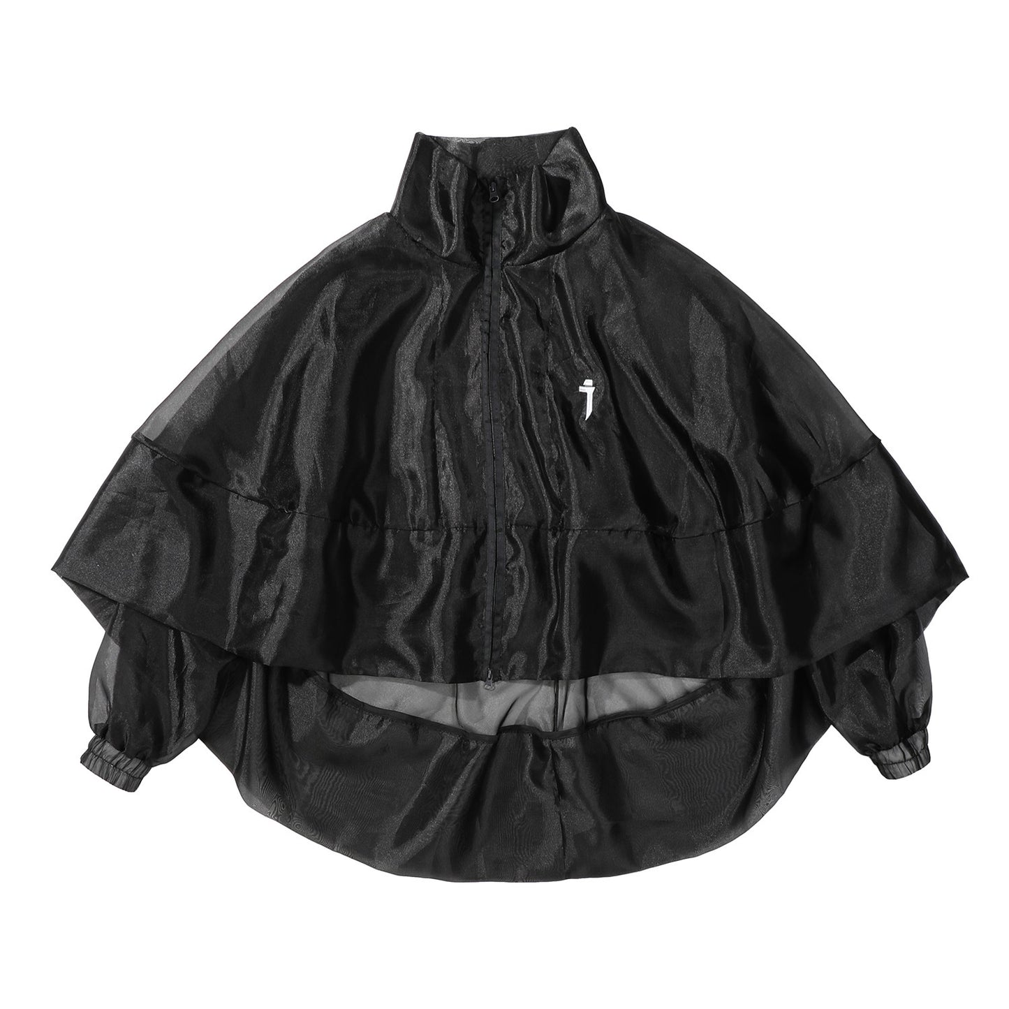Pearl Yarn Cape And Shawl Hip Hop Stand Collar Sun Protection Top
