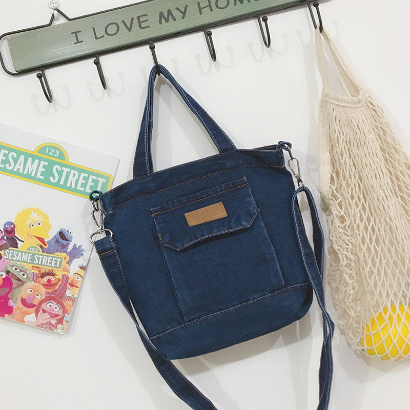 New Ins Fashion Simple Students Literary Shoulder Cloth Bag