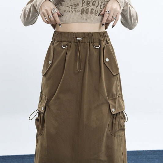 Women's American-style Retro Denim Skirt