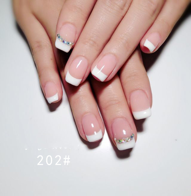 Glue Type Wear Bridal Finished Nail Art Fake