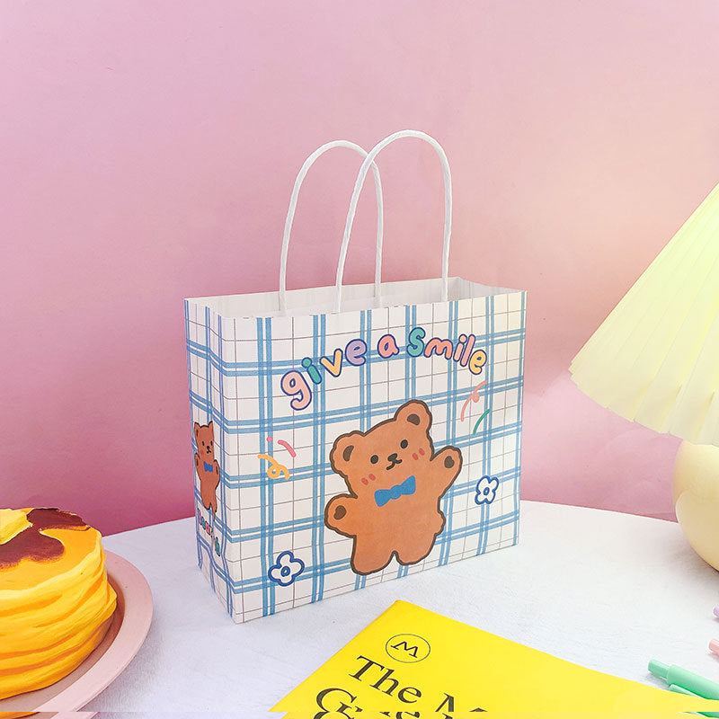 Cute Ins Exquisite Korean Style Cartoon Paper Tote Bag