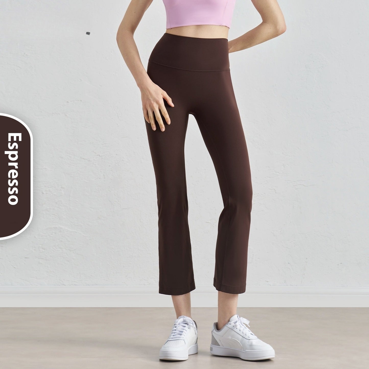 Small Yoga Summer Sports High Waist Hip Lift Tight Bootcut Trousers