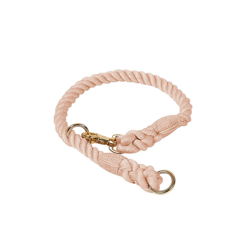 P-type Collar For Small And Medium Dogs With Adjustable Weave