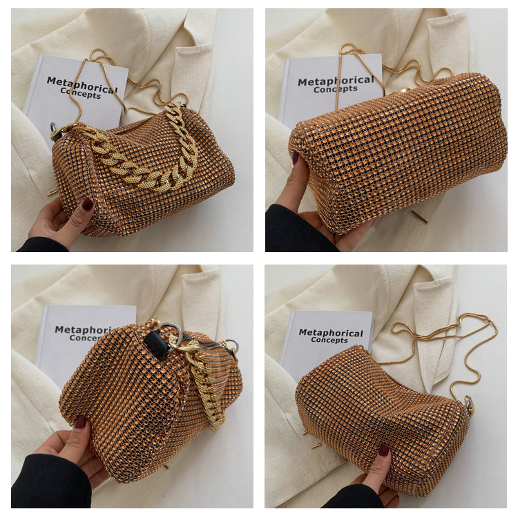 Full Diamond Fashion One Shoulder Messenger Bag