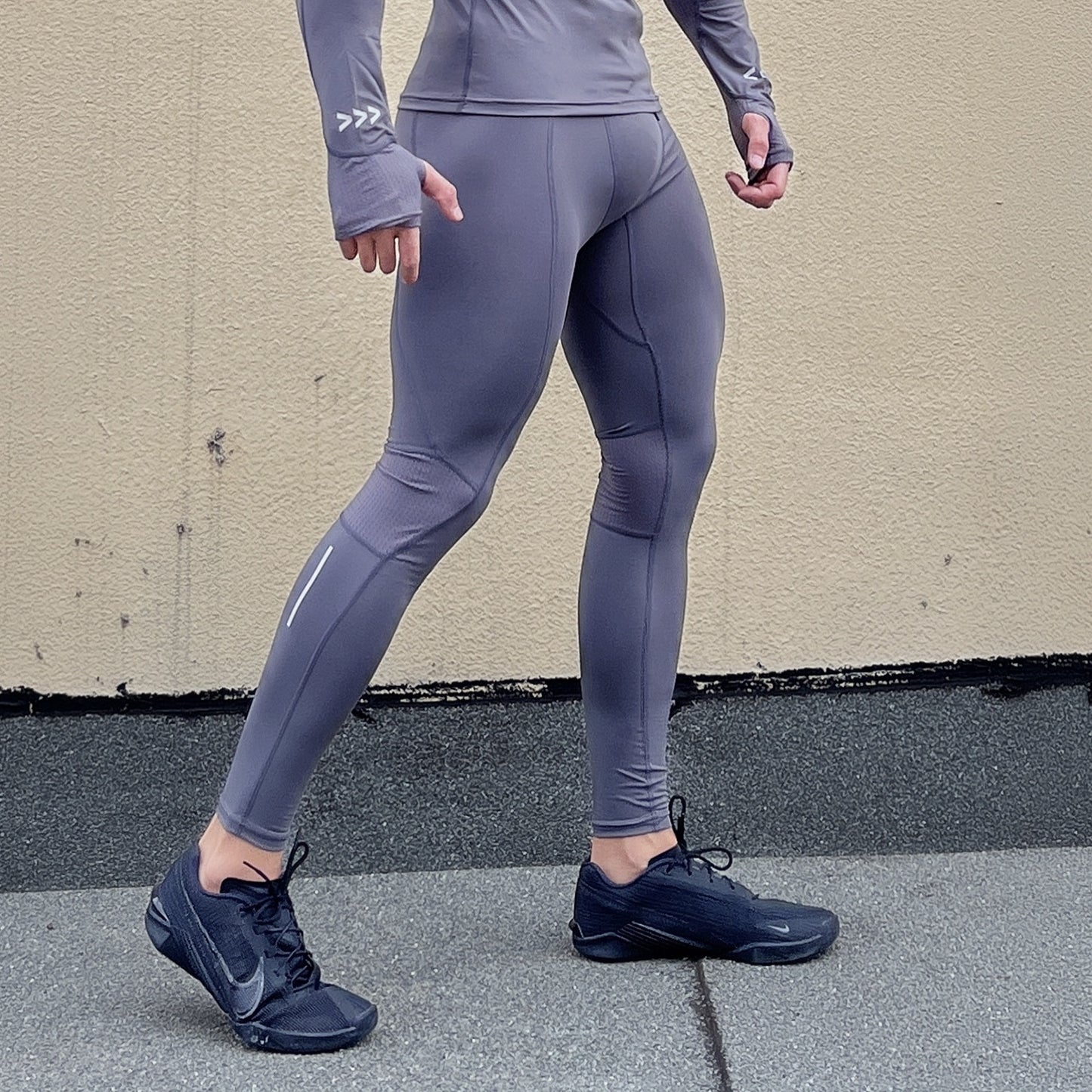 Men's High Elastic Training Tight Pants Quick-drying
