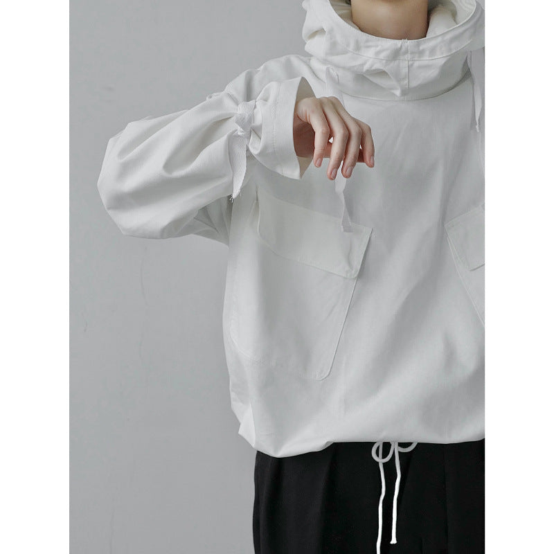 Men's Hip Hop Super Loose Big Pocket Pullover Jacket