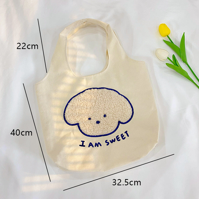 Large-capacity One-shoulder Versatile Literary Tote Bag
