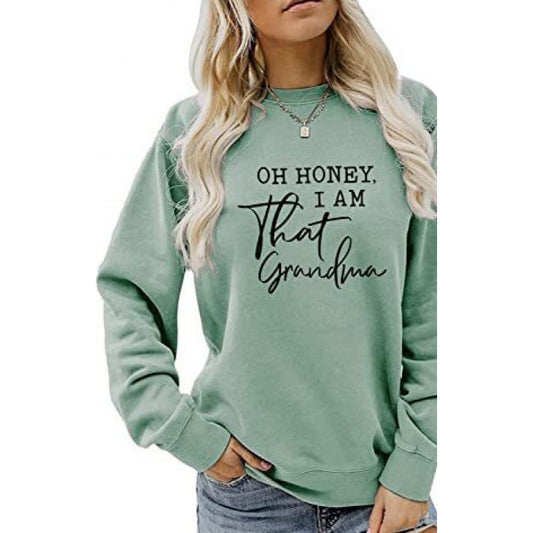 Womens Casual Printed Sweatshirt