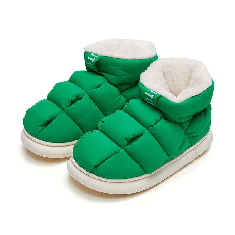 Heel-wrapping Winter Household Non-slip Soft Bottom Shit Feeling Bread Shoes