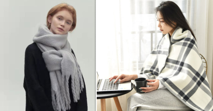 Glutinous Idle Style Thermal Long Scarf