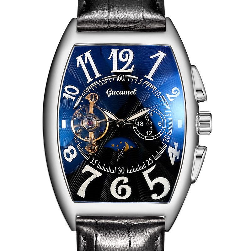 Men's Tourbillon Automatic Skeleton Mechanical Watch