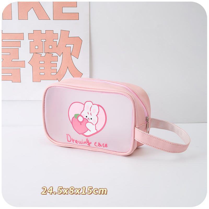 Women's Portable Oversized Transparent Waterproof Storage Bag