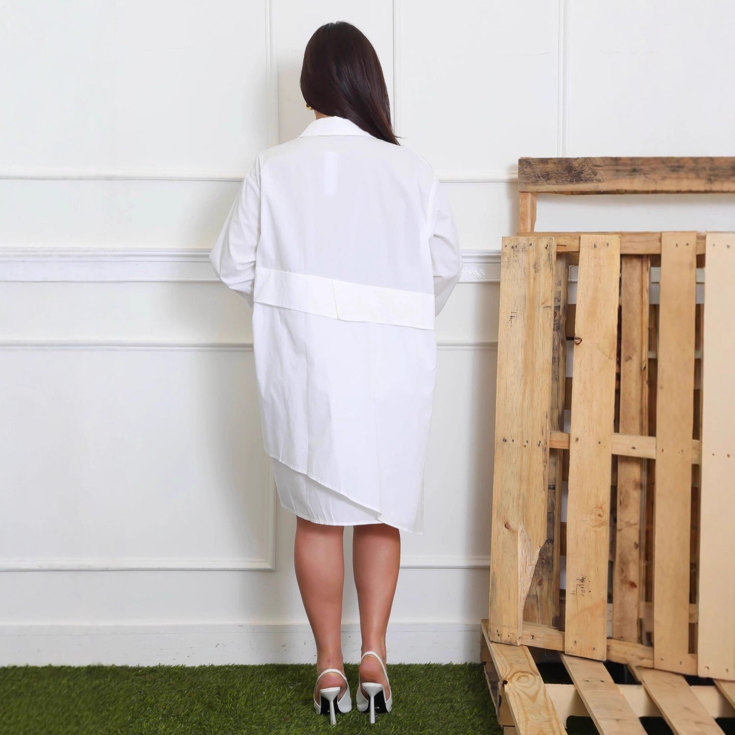 Fashionable Casual Loose-fitting Dress Belt Not Included