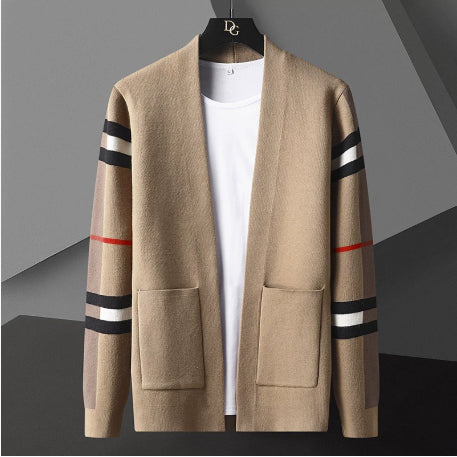 Versatile And Handsome Sweater Knitted Coat