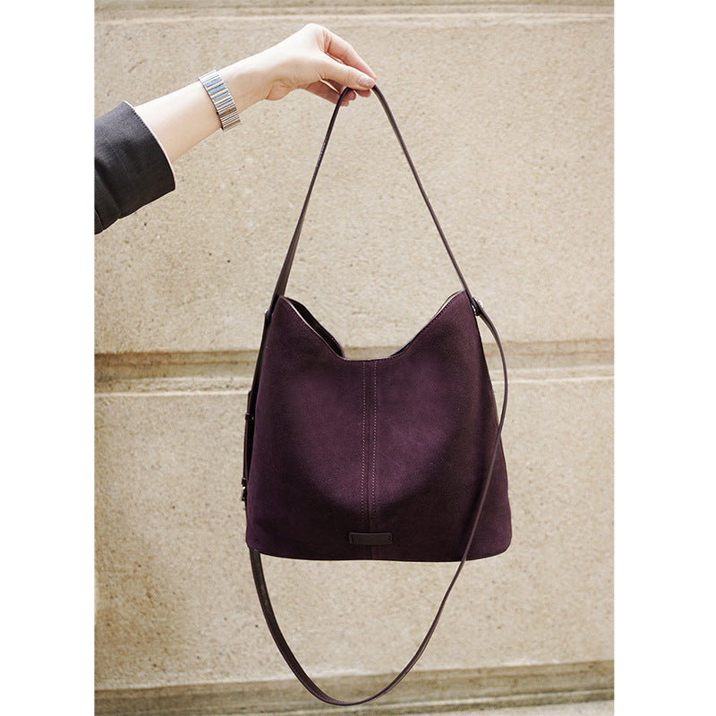 Crossbody Large-capacity Bucket Lazy Casual Commuter Bag
