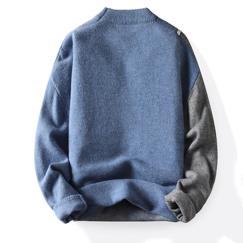 Men's Sweater Trendy Round Neck Loose Knitwear