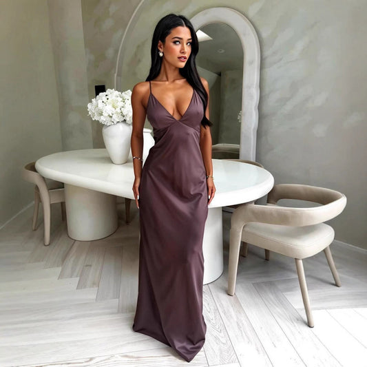 Elegant Waist-cinching Fashion Dress For Women