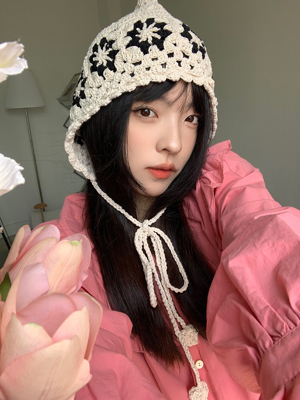 Women Casual Pendant Cute Woolen Knitted Hat