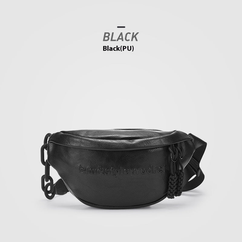Acrylic Chain Stitching Waist Bag Shoulder Crossbody Couple Style