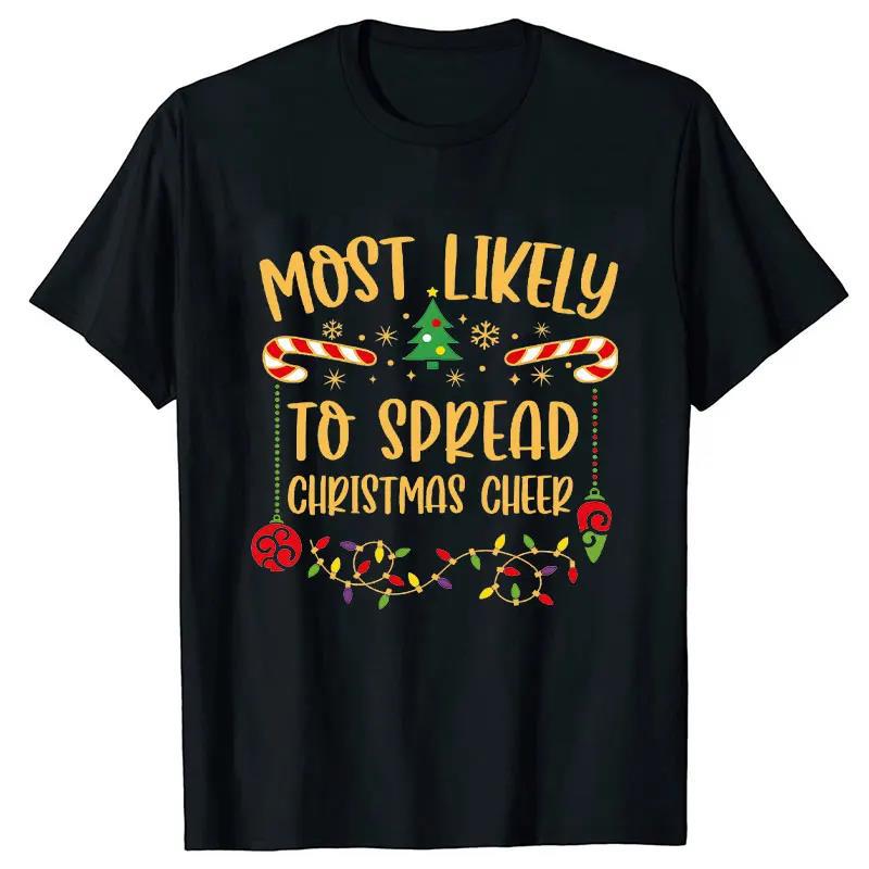 Christmas Family Matching Party T-shirt Women's Merry Christmas