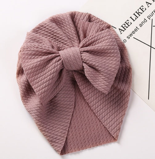 European And American Children's Cute Warm Tire Hat With Bow