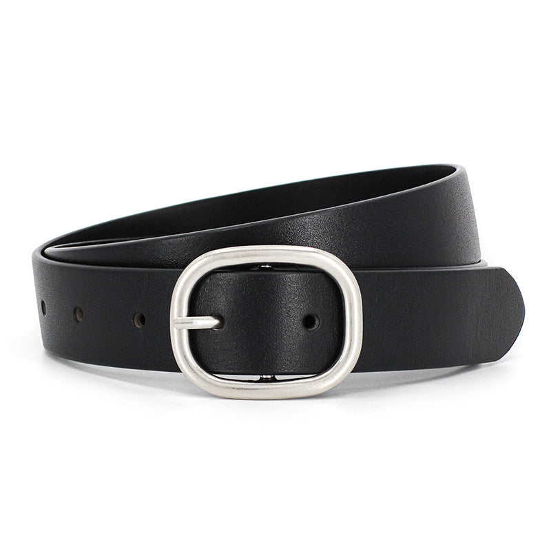 Top Layer Cowhide Women's Pin Buckle Belt