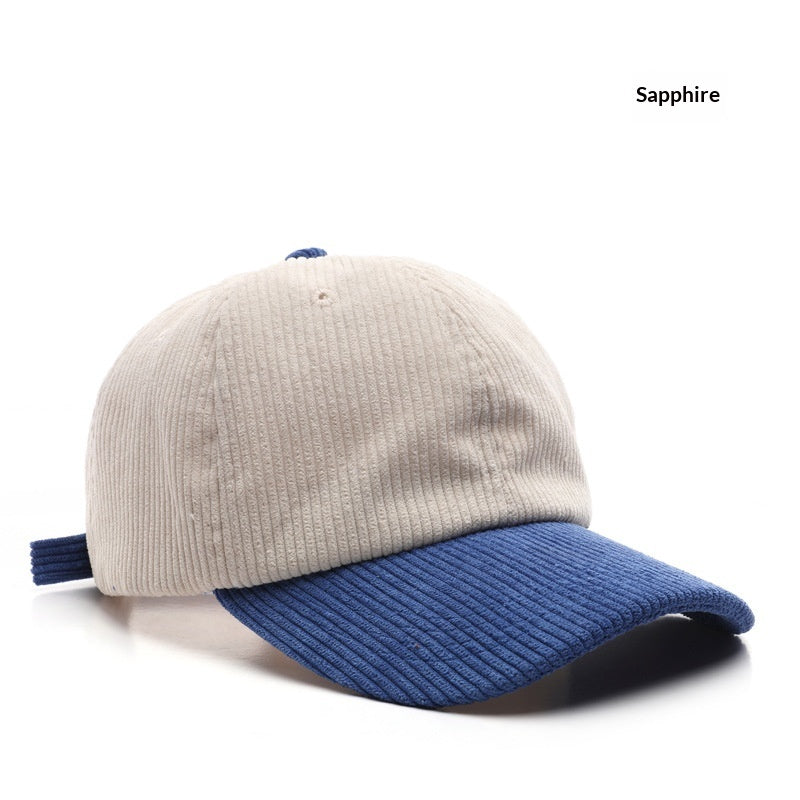 Women's Outdoor Solid Color Patchwork Baseball Cap