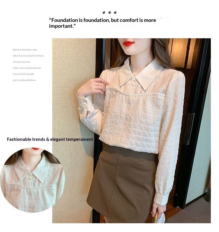 Women's Long Sleeve Chiffon Shirt