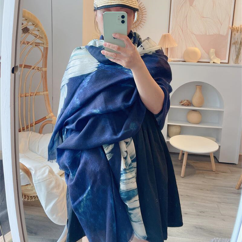 Dame Casual Cashmere Print Tørklæde