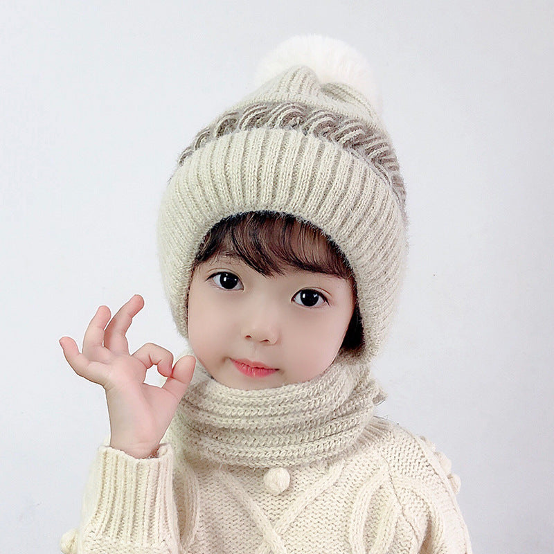 Women's All Match Woolen Scarf Hat