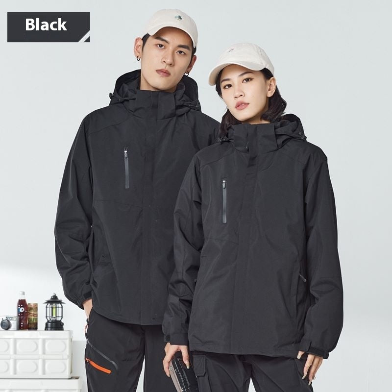Shell Jacket Three-in-one Men's And Women's Two-piece Detachable