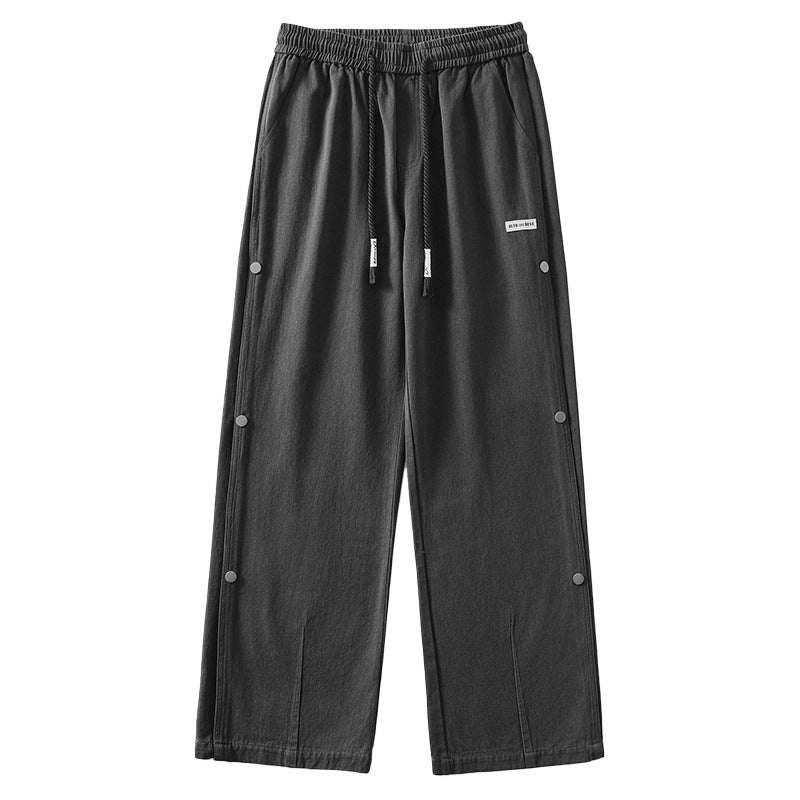 Fashion Men's Loose Straight Wide-leg Pants