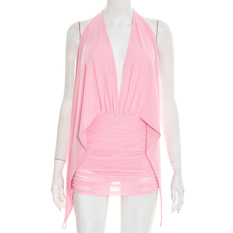 Women's Summer New Solid Color Dress