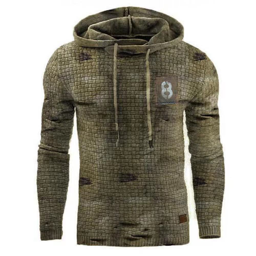Men's Retro Sports Hoodie Sweatshirt