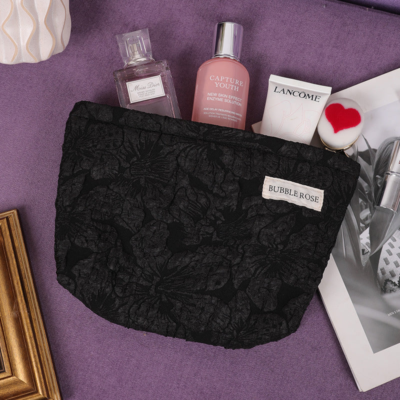 Bubble Rose Three-dimensional Embossed Handbag