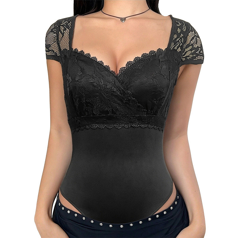 Women's Slim-fit Lace Jumpsuit