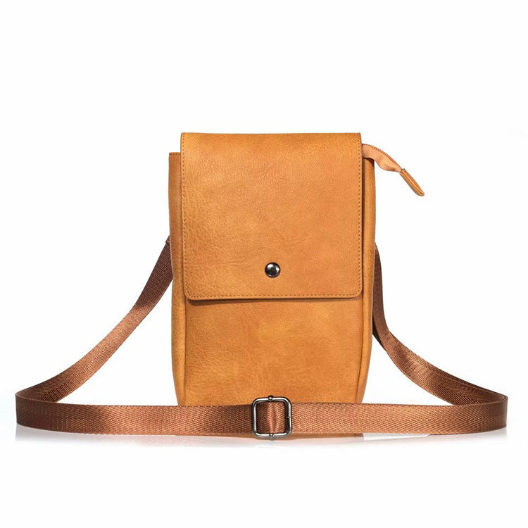 Pure Color Small Square Bag Fashion Casual Messenger