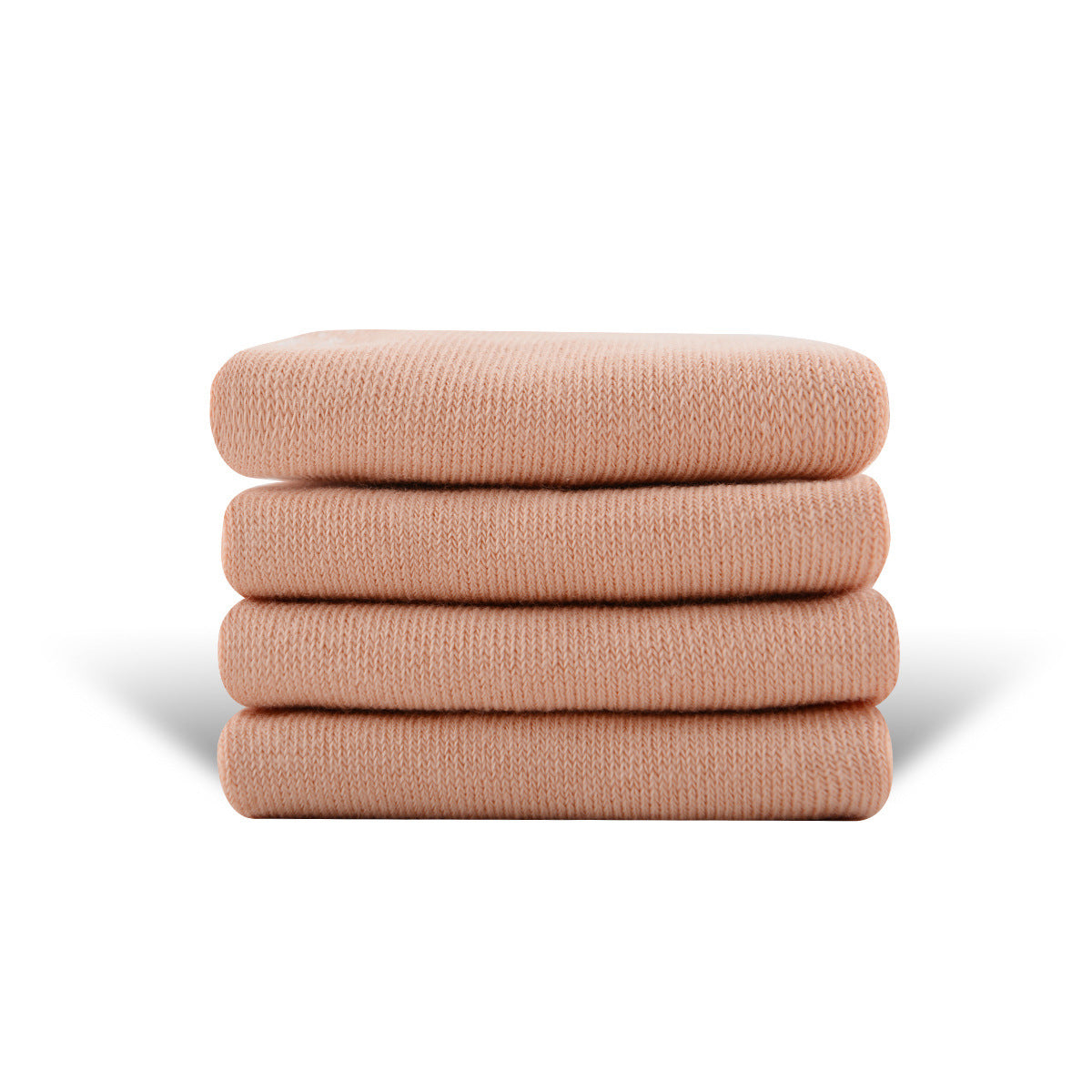 Solid Color High-elastic Mid-calf Boneless Macaron Colored Cotton Socks