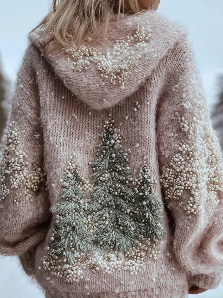 Christmas Halloween Digital Print Long Sleeve Women's Sweatshirt