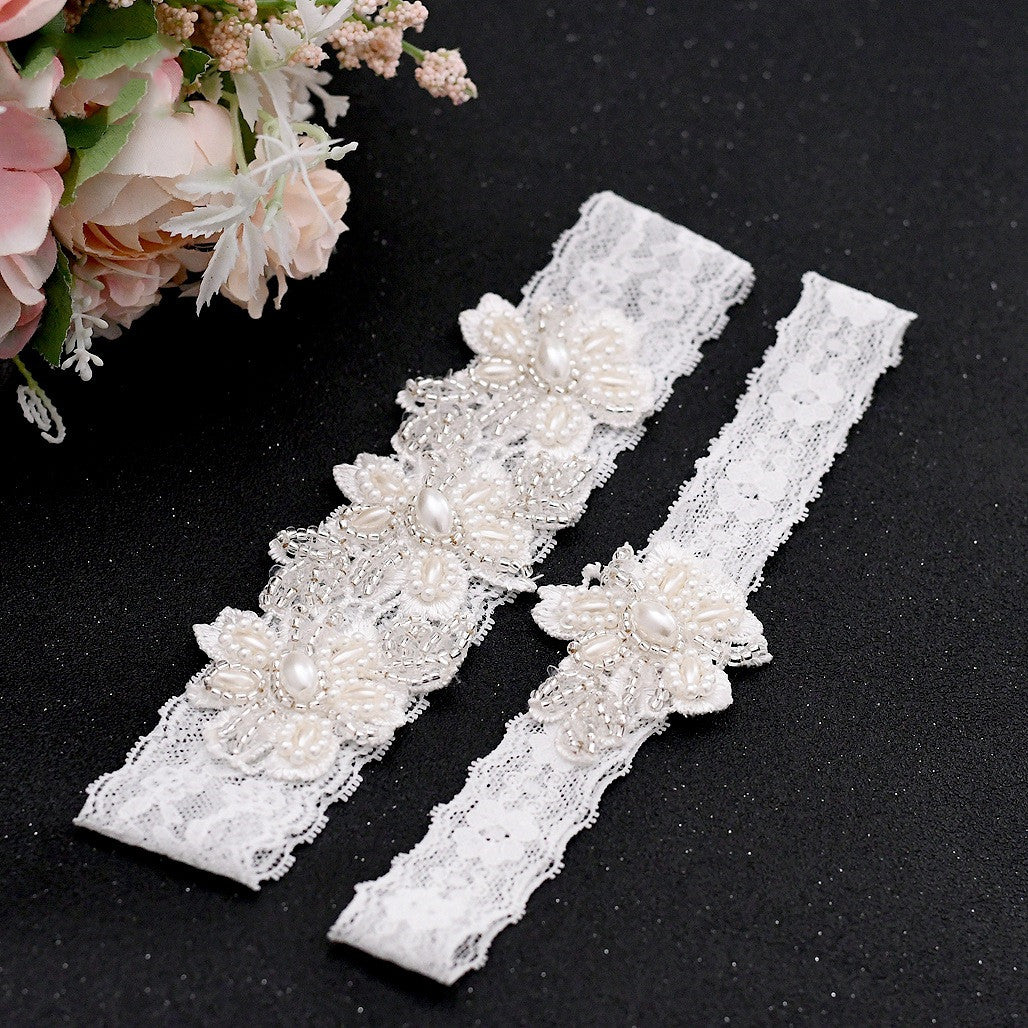 Sexy Lace Collar Leg Sleeve Thigh Loop