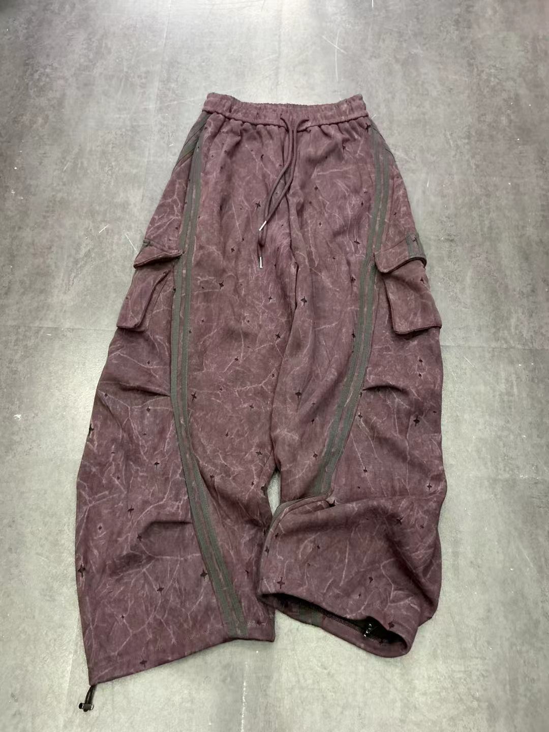 Personalized Patterns Large Pocket Banana Pants Women