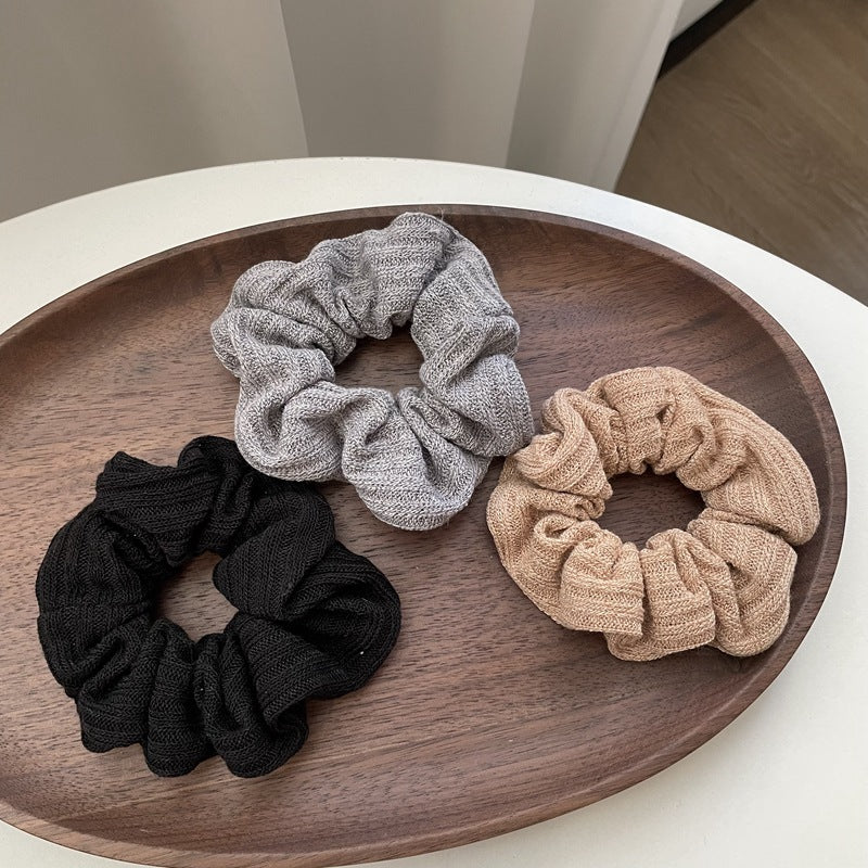 New Simple Knitting Large Intestine Hair Loop Accessories