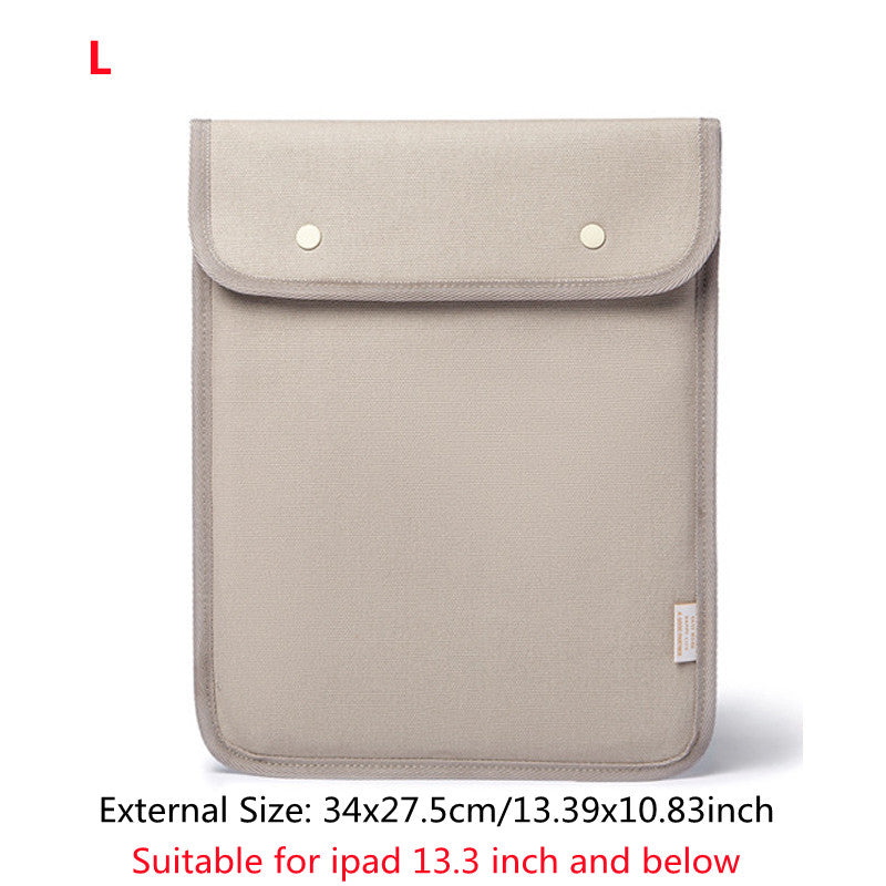 Protective Case Simple Canvas Lightweight Liner Bag