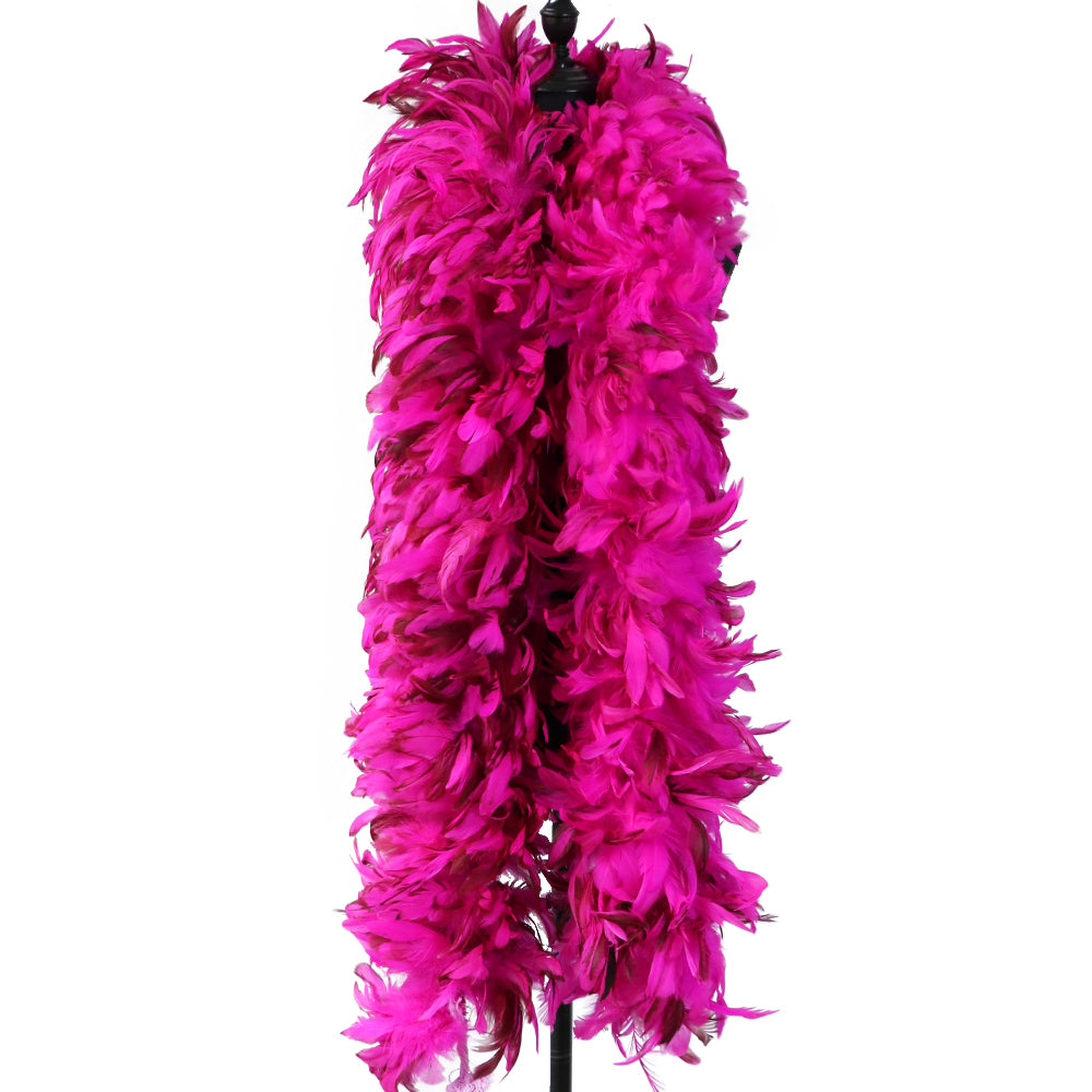 Catwalk Dress Up Colorful Chicken Feather Scarf Accessories Velvet Strips