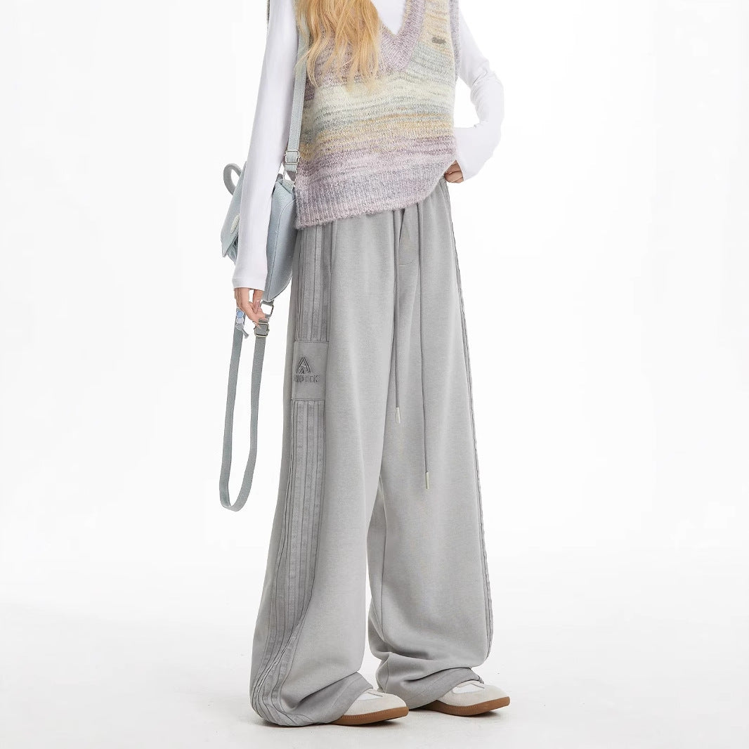 American Retro High Street Stripe Sweatpants