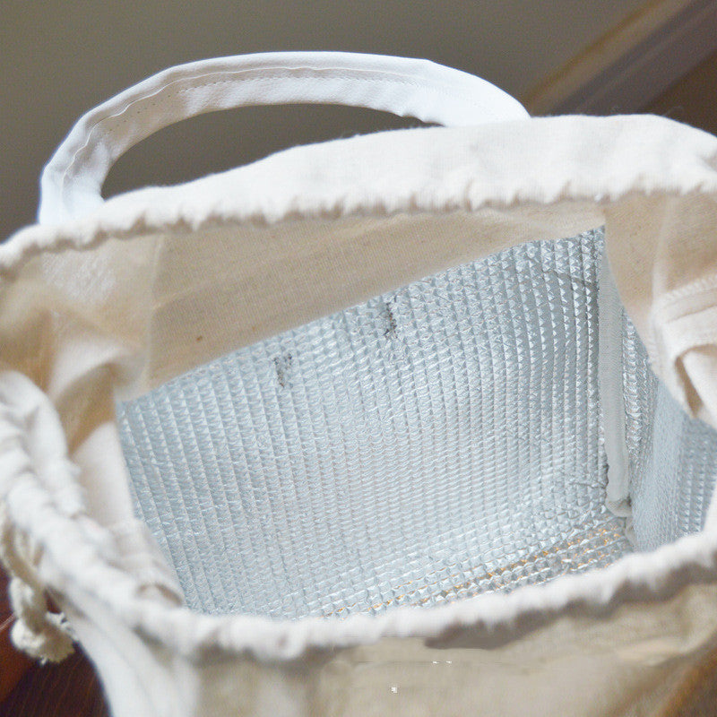 Cotton And Linen Thickened Aluminum Foil Insulation Bag