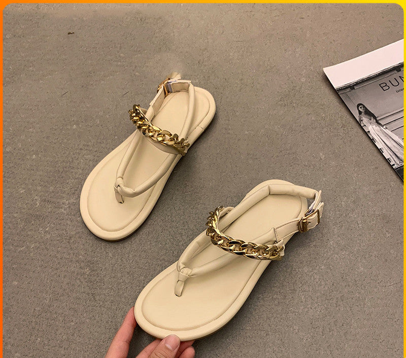 Women's Summer New Style Flat Flip Flops Sandals